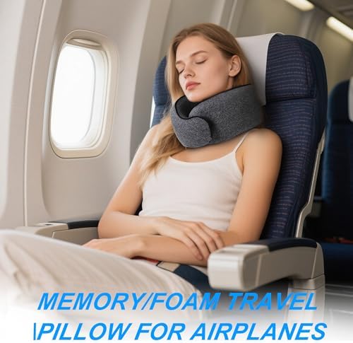 Tri-tra Travel Pillow with 360 Support and Breathable Cover