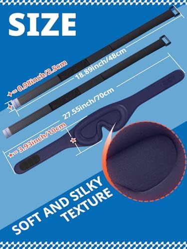 SARISUN Airplane Head Strap 3D Eye Mask with 360 Support 1