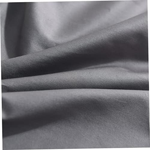 HOLIDYOYO 1 Pair Dark Grey Cotton Pillowcase - Soft Simple Design 1