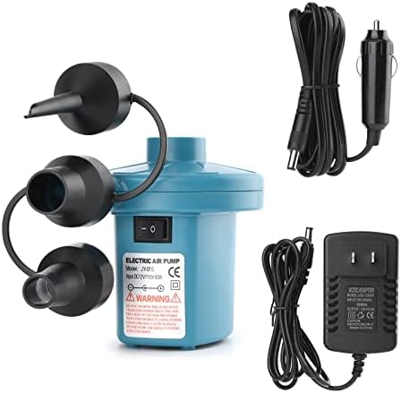 Bestrip Electric Air Pump with 3 Nozzles for Mattress Couch Pool