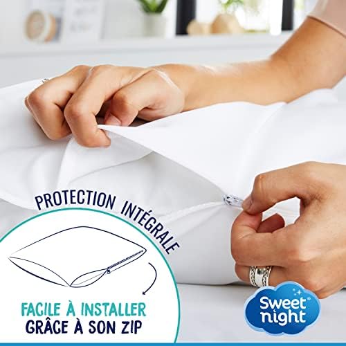 Sweetnight Waterproof Pillow Protectors Set of 2 50x70cm
