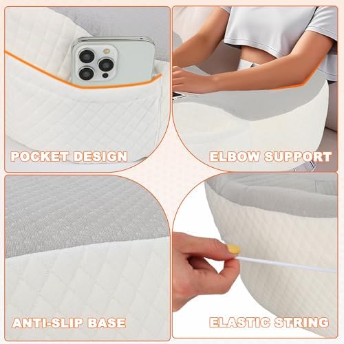 Leafora Reading Pillow for Laptop Gaming and Work