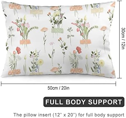 MaSiledy Decorative Pillow Case with Invisible Zipper