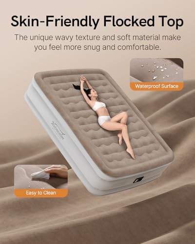 NatraCalm Air Mattress Queen with Built In Pump