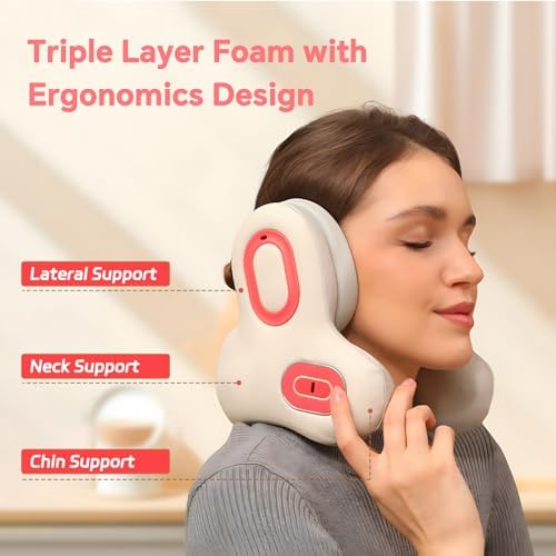 Travel Music Pillow with Bluetooth and Memory Foam