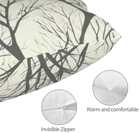 Tree Branch Pillow Cases Set of 2 - Microfiber Soft and Durable
