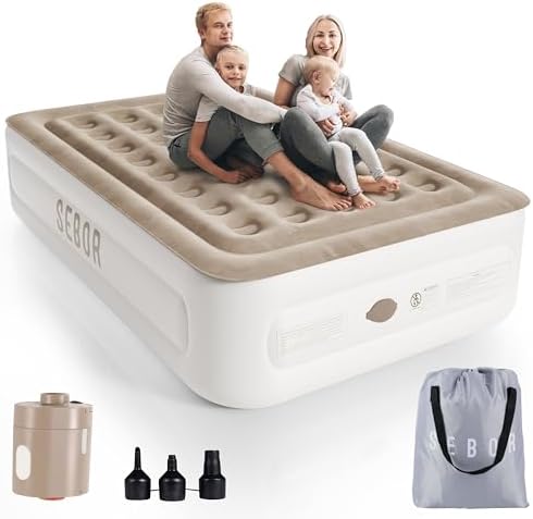 Sebor Queen Air Mattress with Built in Pump
