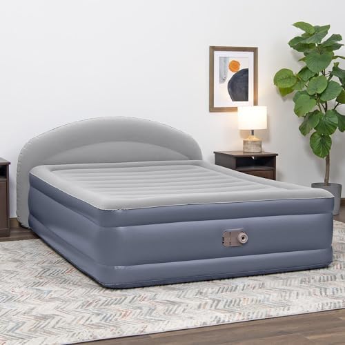 Bestway 33 Queen Air Mattress with AC Pump and Headboard