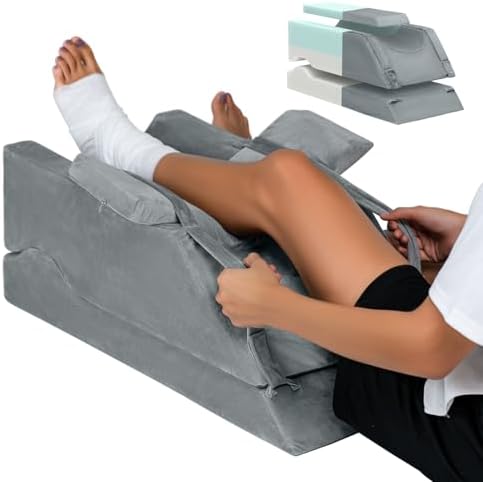 LightEase Adjustable Leg Pillow for Post Surgery Support