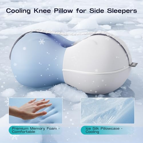 Ruizman Cooling Knee Pillow for Side Sleepers