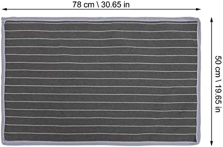 ULTECHNOVO 2Pcs Skid Pillow Towel Breathable Cover Striped Design