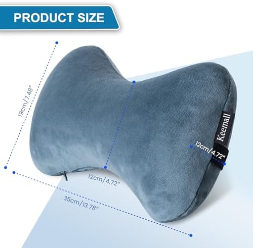 Keemall Inflatable Car Neck Pillow - Adjustable Support for Driving and Travel