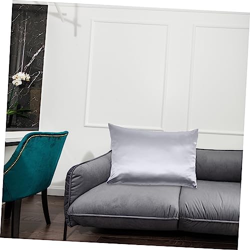 2PCS Cooling Pillow Covers with Zipper Breathable Polyester for Comfortable Sleep