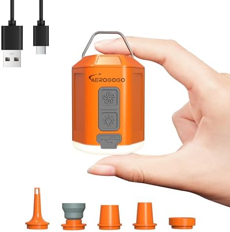 GIGA PUMP 40 - Compact Rechargeable Air Pump with Light