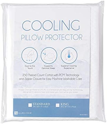 Allied Essentials Serenity Cool Pillow Protector White