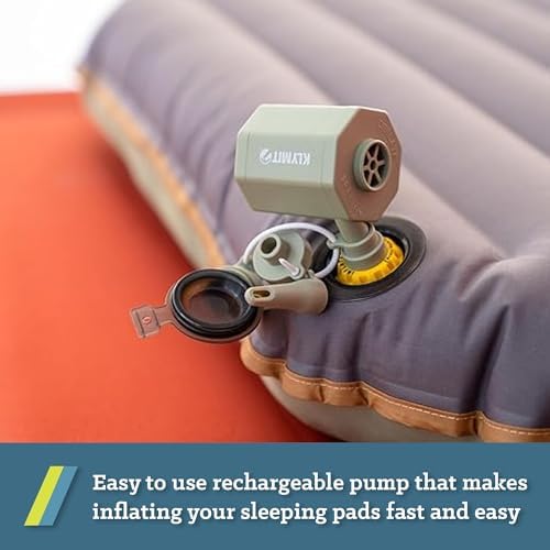 Klymit Tempest USB Pump - Portable Air Mattress Inflater