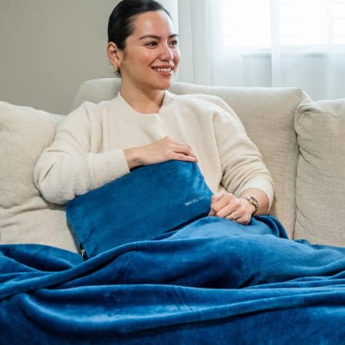 Travellow Travel Pillow and Blanket Set - Blue