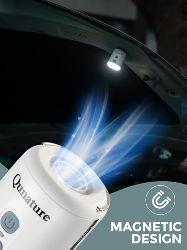 QUNATURE Portable Air Pump with Camping Light