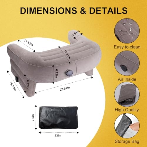 Xaninp Reading Pillow for Gaming and Bed
