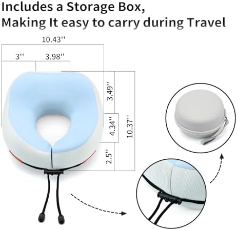 Comphekept Thickened Memory Foam Travel Neck Pillow for Women