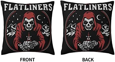 AMIOUDR Rock Flatliners Throw Pillow Covers 18x18 1