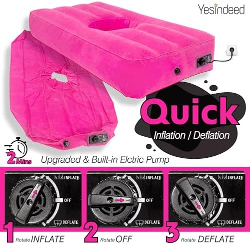 YESINDEED Upgraded BBL Bed with Hole and Pump