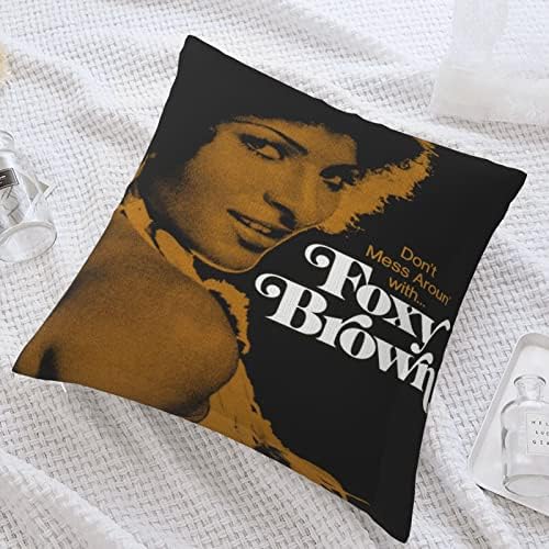AMIOUDR Throw Pillow Covers 18x18 in Square Pillowcase with Hidden Zipper