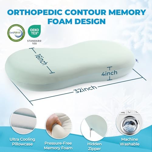 FcyLd Cooling Neck Pillow for Pain Relief and Comfort