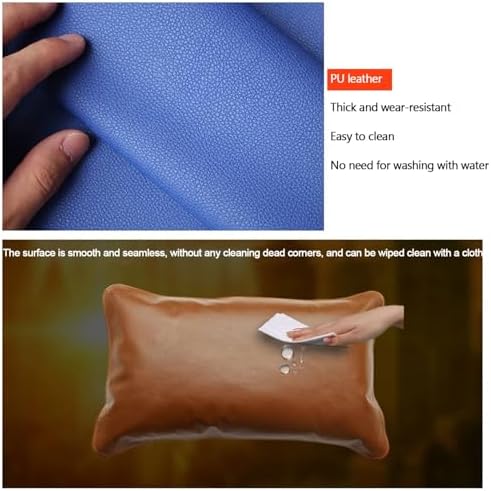 BLLMTEAR Waterproof PU Pillowcase with Zipper Protector