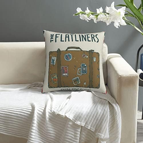 AMIOUDR 18x18 Throw Pillow Covers with Hidden Zipper