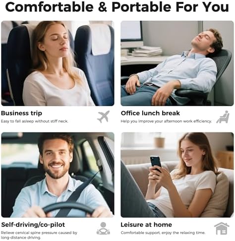 HiztoBlo Neck Pillow for Travel and Comfort