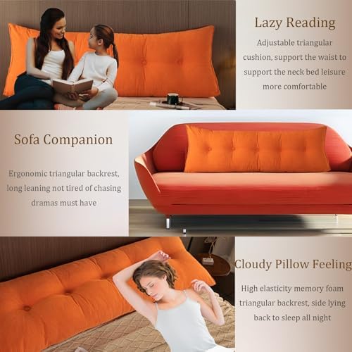 KANG DONG Reading Pillow with Removable Cover