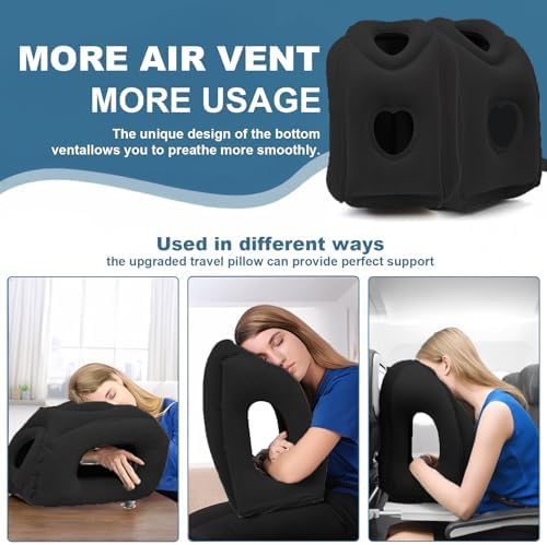 Kimiandy Upgraded Inflatable Travel Pillow for Neck Support