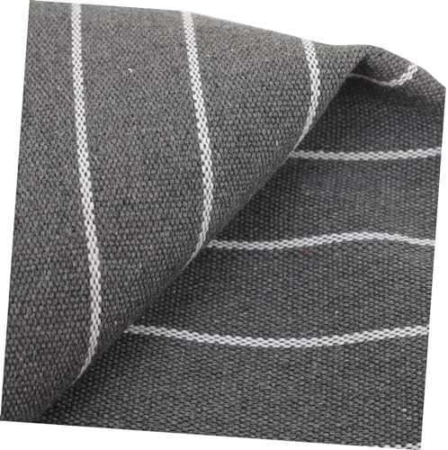 HOLIDYOYO 2pcs Breathable Anti-Skid Pillow Towel Cover Gray Striped