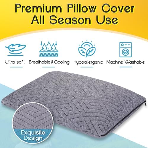 Memory Foam Travel Pillow for Camping and Airplane