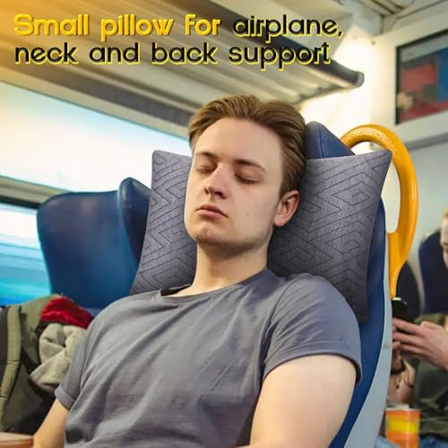 Memory Foam Travel Pillow for Camping and Airplane