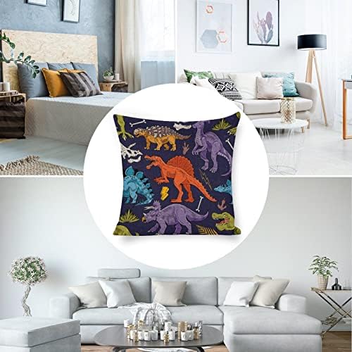 JOJOART Lizard Dinosaurs Cartoon Pillow Covers Set of 2