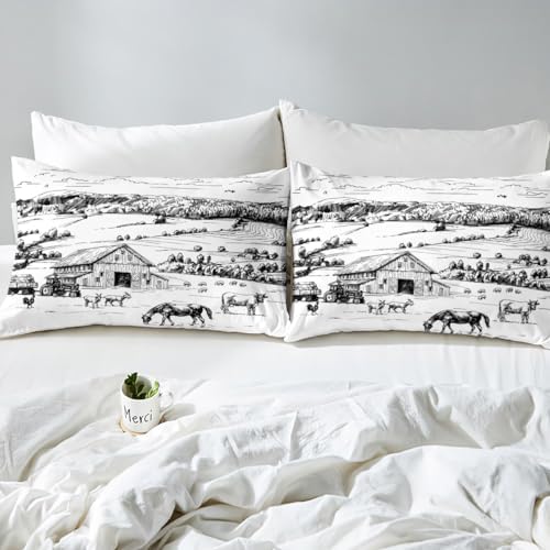 Castle Fairy Farmhouse Barn Sheet Set with Pillowcases 1