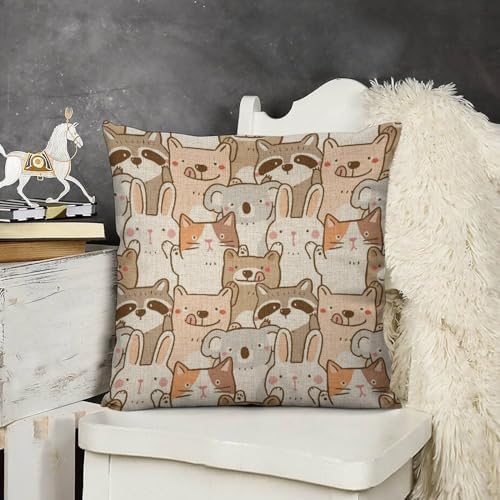 JOJOART Koala Bunny Animal Pillow Covers Set of 2