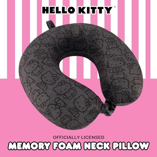 FUL Hello Kitty Travel Neck Pillow - Comfortable Breathable and Portable