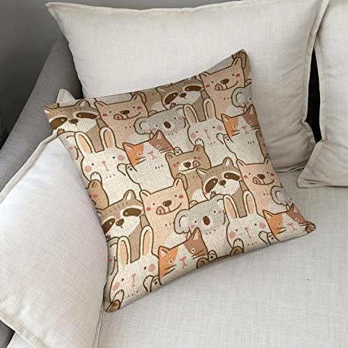 JOJOART Koala Bunny Animal Pillow Covers Set of 2