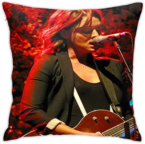 AMIOUDR 18x18 Square Pillowcase with Hidden Zipper