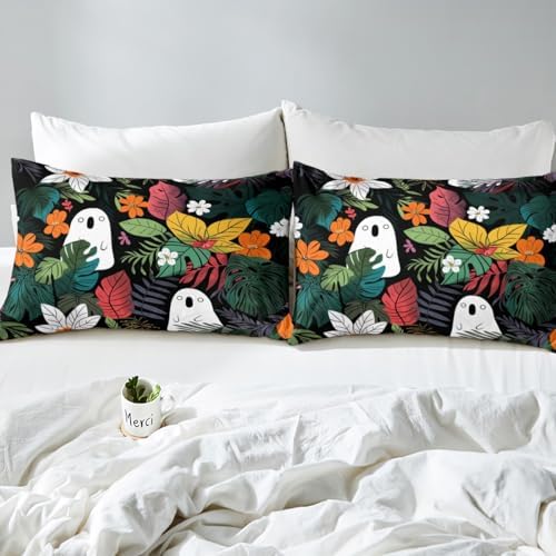 Manfei Cute Ghost Sheet Set Queen Size