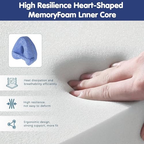 2025 Hip Alignment Pillow for Side Sleepers with Adjustable Strap