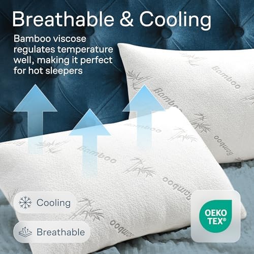 Niagara Sleep Solution Bamboo Pillow Protector - 20x26 Inches Waterproof Viscose