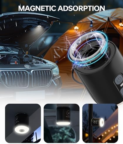 Wonforic Mini Air Pump with Camping Lantern and Magnetic Attach