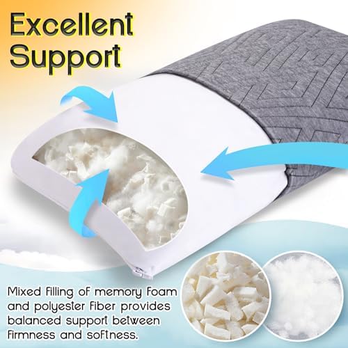 Memory Foam Travel Pillow for Camping and Airplane