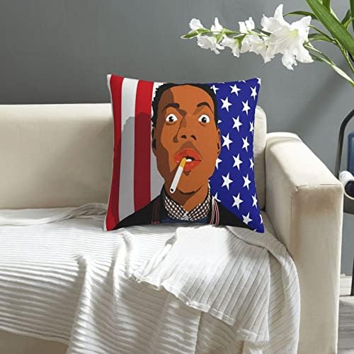AMIOUDR Throw Pillow Covers Chance Singer The Rapper 18x18 Square Pillowcase