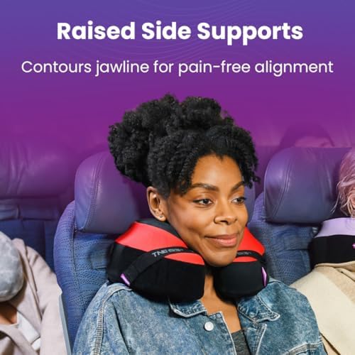 Cabeau Travel Neck Pillow for Airplanes Supportive 360 Design
