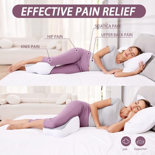 GESTONE Knee Pillow for Side Sleepers and Sciatica Relief